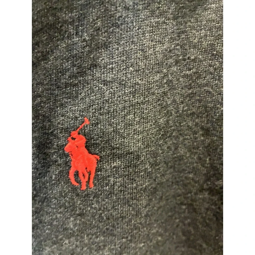 Polo Ralph Lauren~ Men's Gray Full Zip Hoodie~ Fleece Cotton Blend. Medium NWT